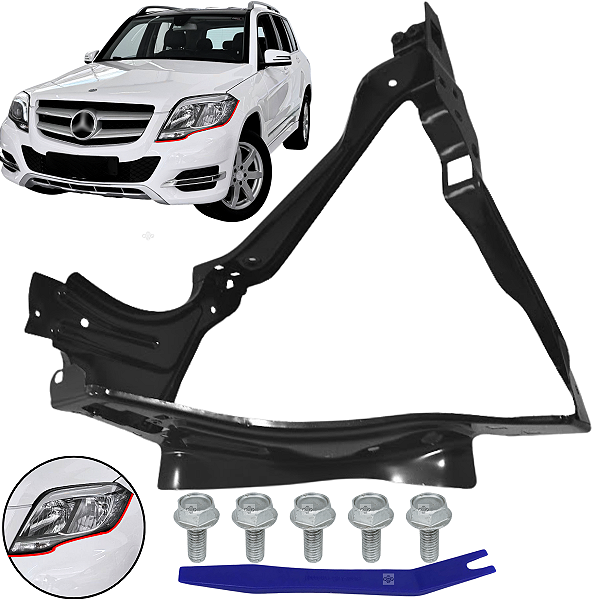 01 Guia Alojamento Farol Para Mercedes Benz GLK220 2009/2015