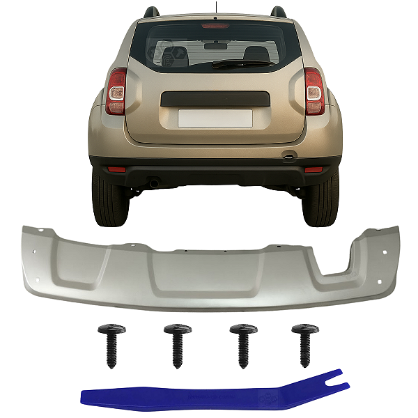 01 Friso Spoiler Parachoque Traseiro Duster 2011/2014