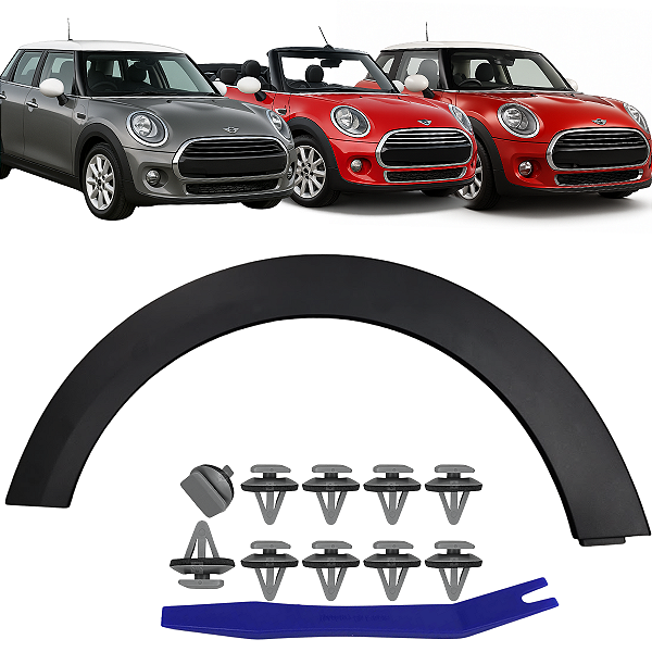 01 Moldura Paralama Traseira Para Mini Cooper 2014/2018