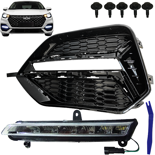Kit Moldura Farol De Milha Dianteiro Arrizo 6 Pro 2020/2025