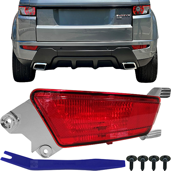 Refletor inferior parachoque traseiro para Evoque 2012/2019