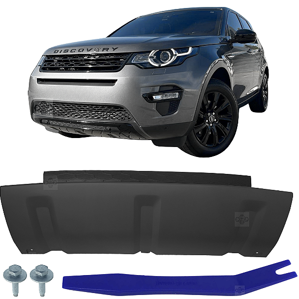 Protetor Inferior Parachoque Para Discovery Sport 2016/2019 Preto