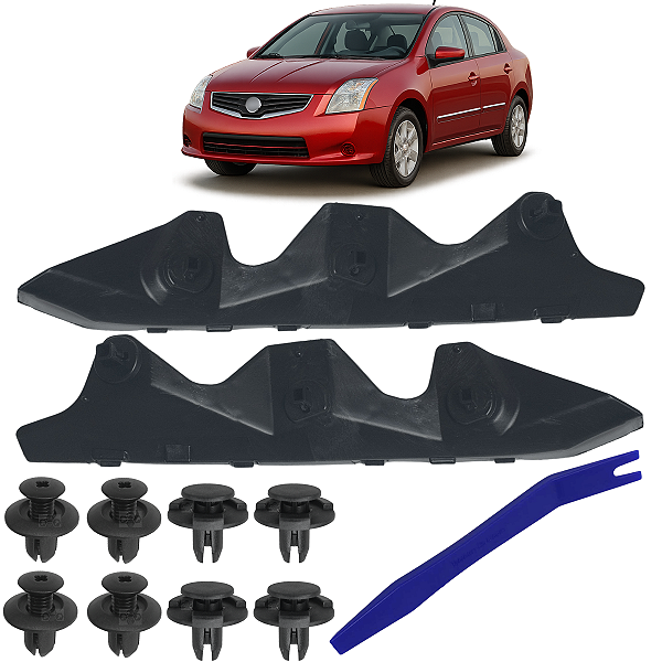 Guia Garra Parachoque Dianteiro Nissan Sentra 2007 A 2012