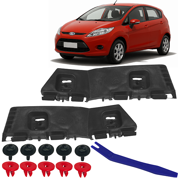 Suporte Guia Parachoque Diant. Ford Fiesta 2010 2011 2012 2013
