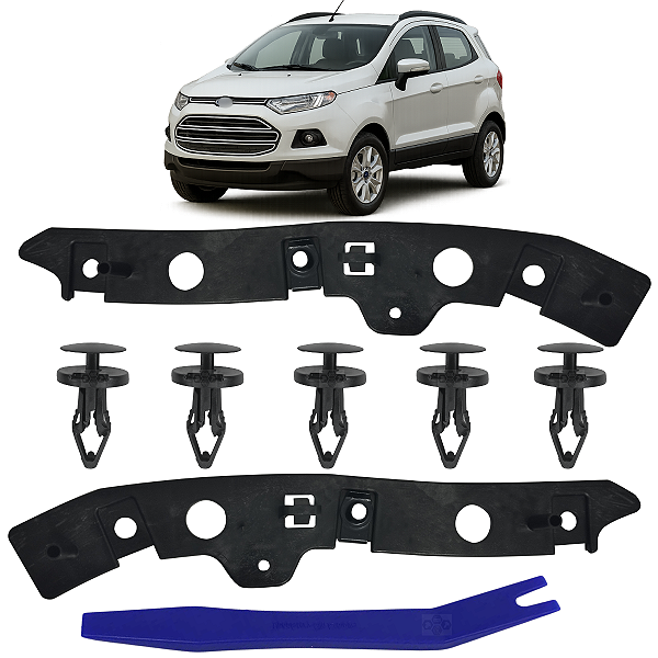PAR Suporte Guia Parachoque Dianteiro Ecosport 2013 2014 2015 2016 2017