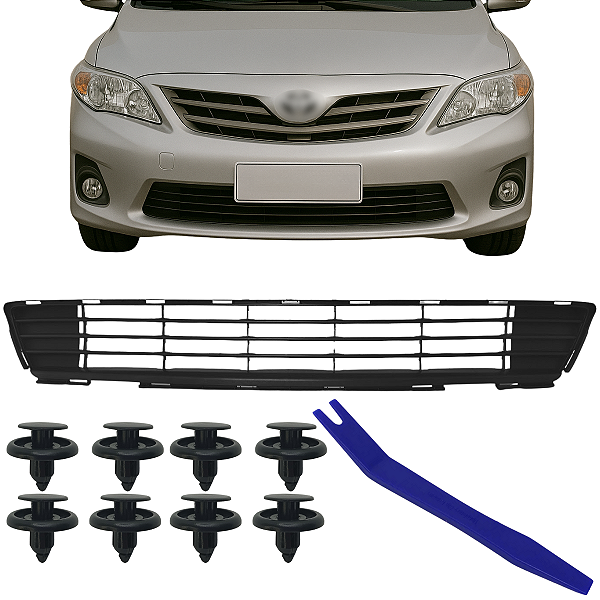 Grade Inferior Parachoque Dianteiro Corolla 2012 2013 2014