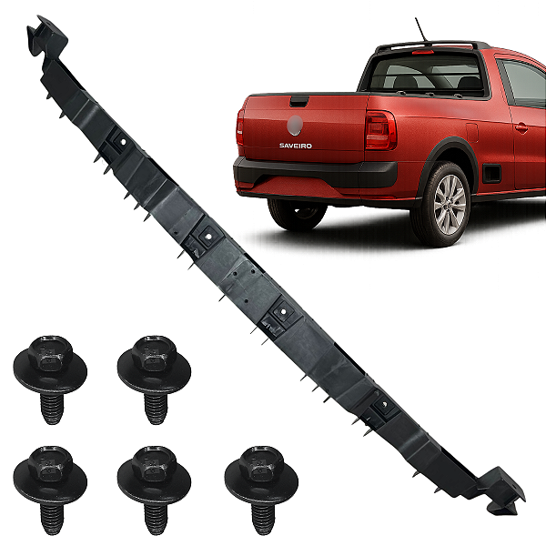 Suporte Central Parachoque Tras. Saveiro 2011 2012 2013 2014 2015 2016 2017 2018 2019 2020 2021 2022