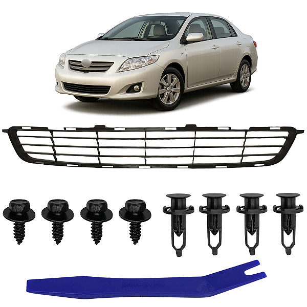 Grade Inferior Parachoque Dianteiro Corolla 2009 2010 2011