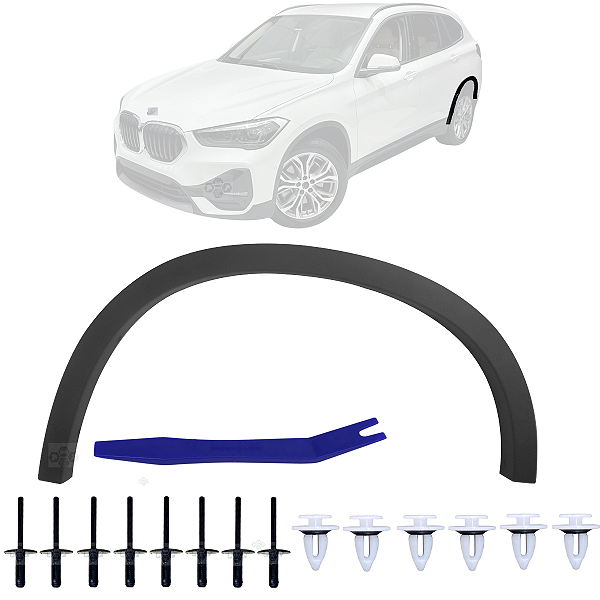 Friso Alargador Moldura Traseiro Para Bmw X1 2016 2017 2018 2019 2020 2021 2022