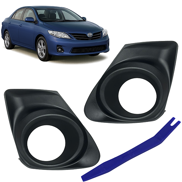 Grade Moldura Farol Neblina Milha Corolla 2012 2013 2014