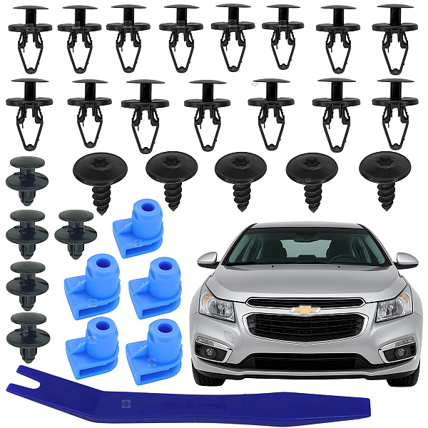 Kit 30 Grampo Presilha Parabarro Dianteiro Cruze 2012/2016
