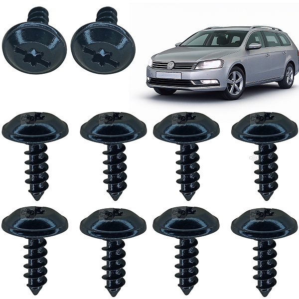 10 Parafuso Spoiler Dianteiro Passat Variant