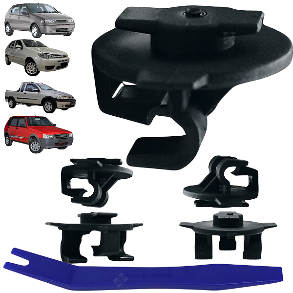 Kit 05 PRESILHA GRAMPO Haste Fechadura Portas Strada 96 2002