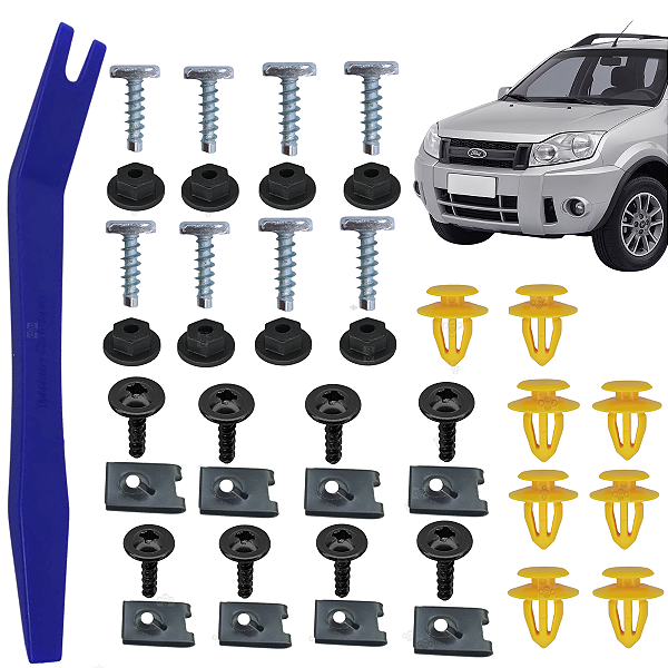40 Grampo Presilha Friso Moldura Paralama Ecosport 2009 2010