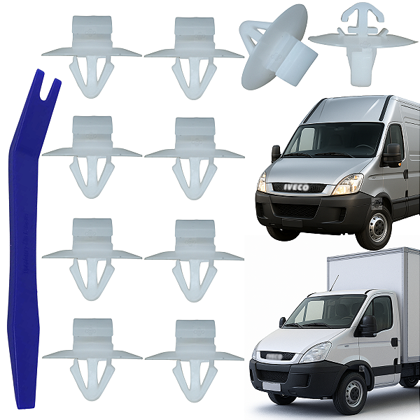10 Grampo Presilha Friso Lateral Porta 2008 2009 2010 2011