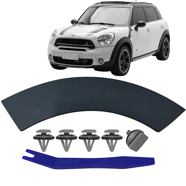 Friso Moldura Paralama Traseiro Para Mini R60 2010 Até 2016