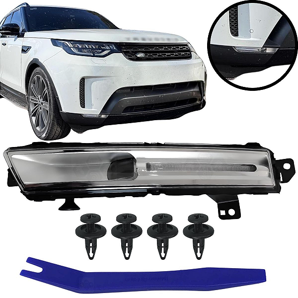 Farol Auxiliar de Milha Neblina Land Rover New Discovery 5 2018 2019 2020 2021 2022 2023