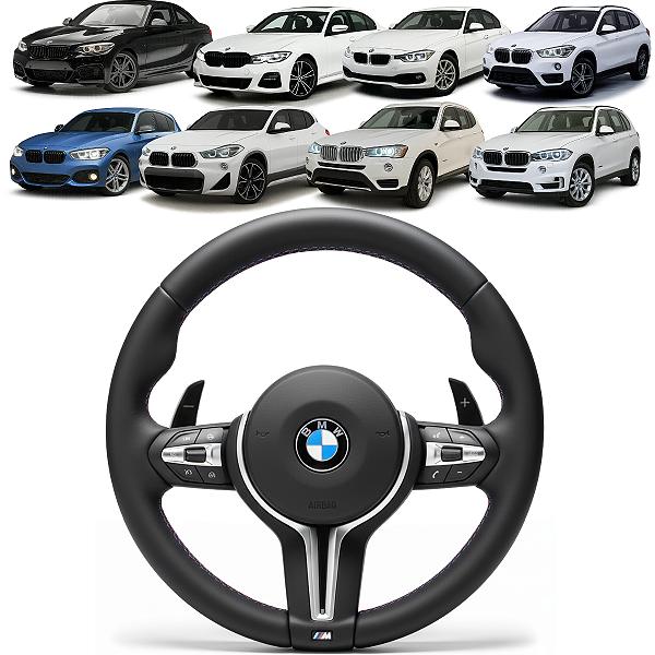 Volante BMW M Performance serie 1 2 3 M2 M3 M4 X1 X2 X3 X4 X5 X6 Z4 com Airbag