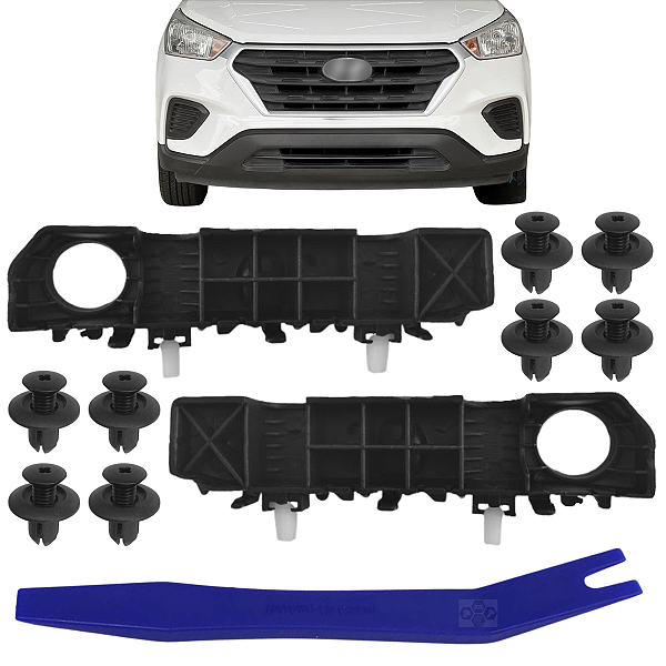 Suporte Guia Garra Parachoque Dianteiro Hyundai Creta 2017 2018 2019 2020 2021