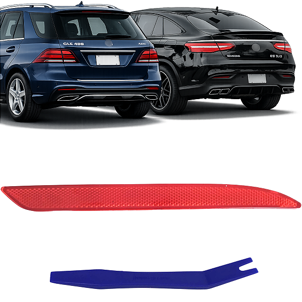 Refletor Olho Gato Parachoque Traseiro GLE 350 400 E 63 AMG 2016 á 2019