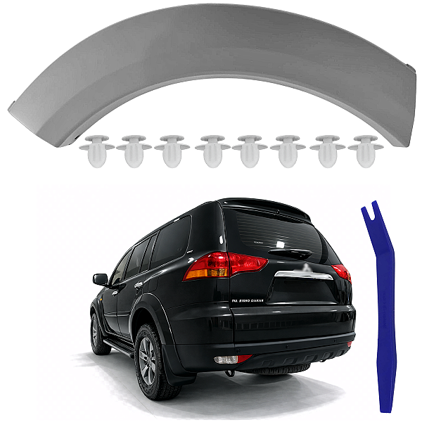 Moldura Paralama Traseiro Pajero 2010 2011 2012 2013 2014