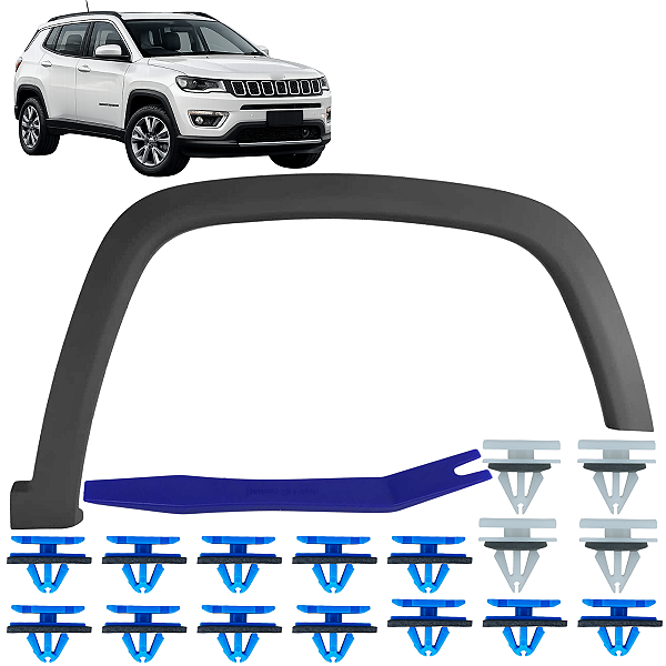 Alargador Paralama Moldura Diant Compass 2017 2018 2019 2020 2021 2022 2023 2024