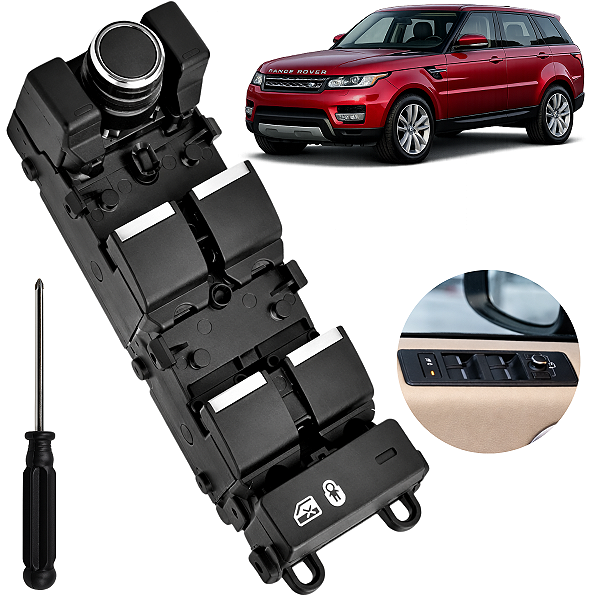Botão Vidro Elétrico Para Range Rover Sport 2012/2017