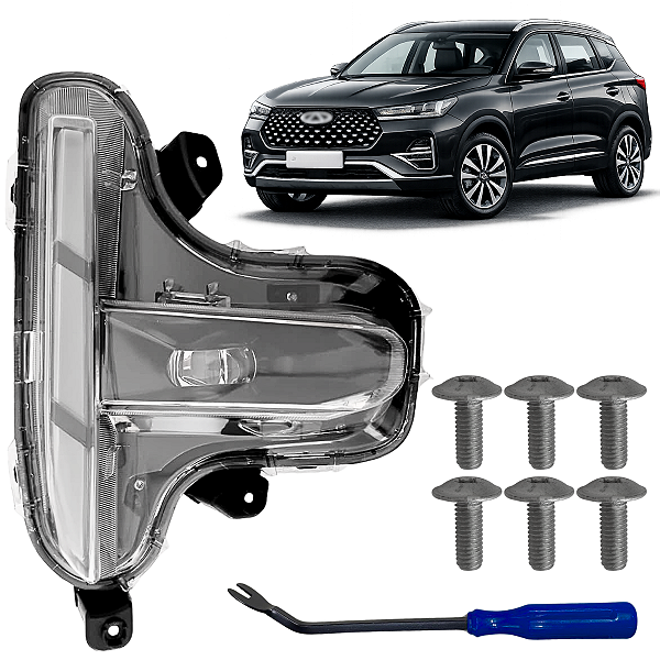 Farol Auxiliar Para Chery Tiggo 7 Pro Sport 2022/2025 Todos