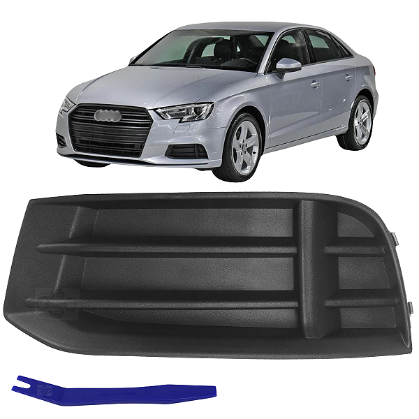 Moldura Grade Farol Milha Para Audi A3 2016/2021
