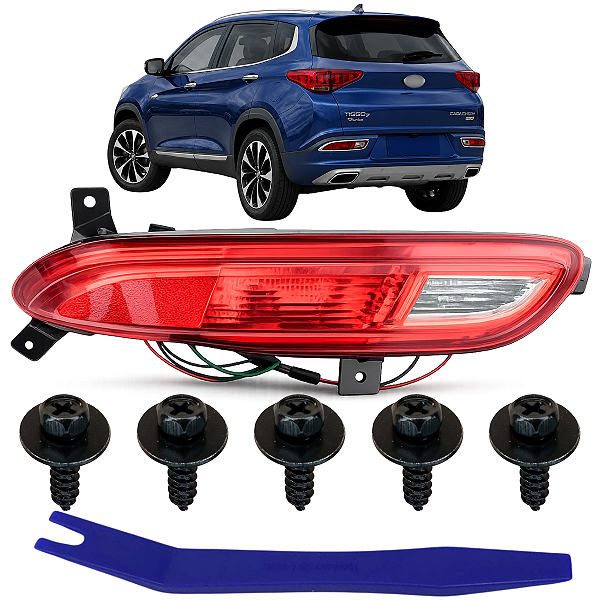 Refletor Olho De Gato Parachoque Tiggo 7 2019 2020 2021 2022
