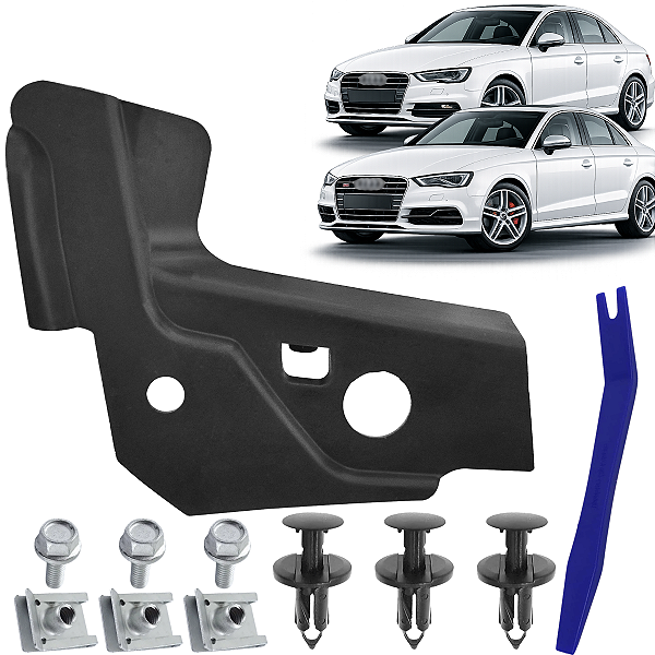 Suporte Guia Inferior Parachoque P/ Audi A3 S3 2013/2016