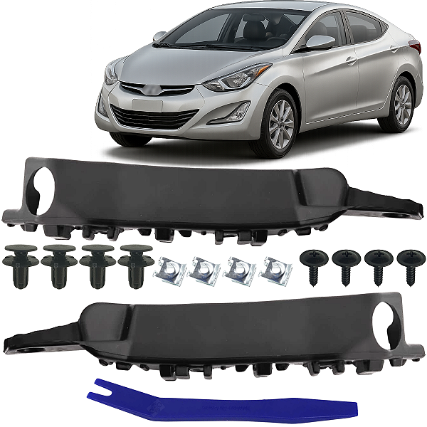 Suporte Guia Garra Parachoque Diant. Elantra 2012 2013 2014