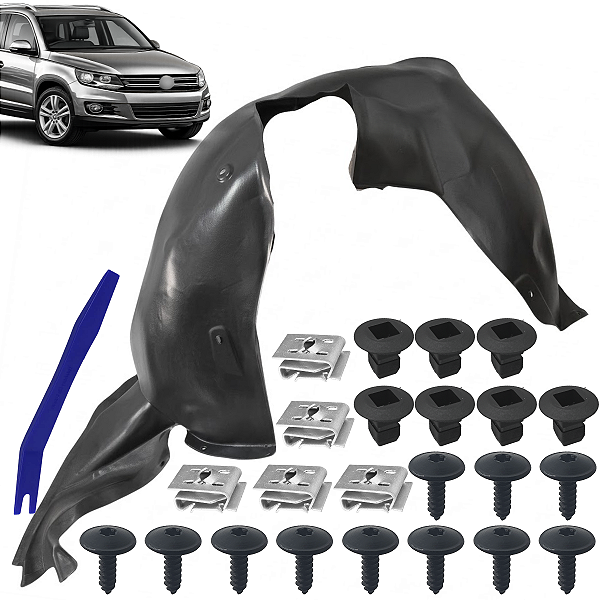 Capa Vão De Roda Parabarro Dianteiro Tiguan 2009 Até 2017