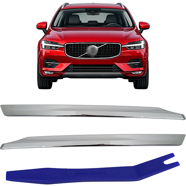 Friso Cromado Parachoque Dianteiro Xc60 2021/2025