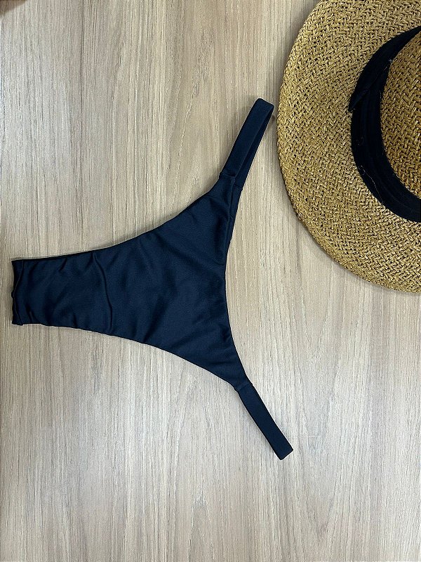 CALCINHA BIQUINI FITA FIO DUPLO NA COR PRETO | REF 509C