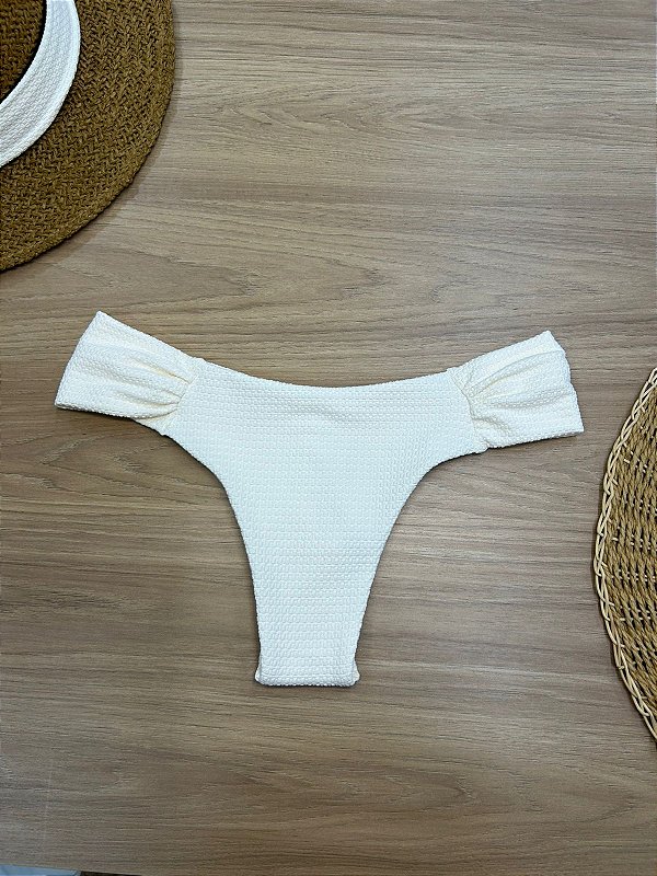 CALCINHA BORBOLETA BIQUINI FIO DUPLO NA COR OFF | REF. 511OFF