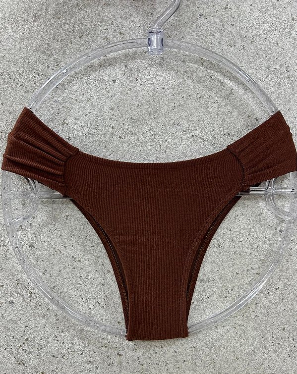 CALCINHA BORBOLETA BIQUINI INTEIRA NA COR MARROM | REF. 5113M