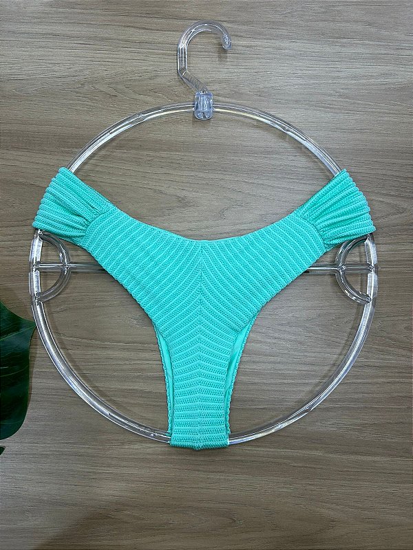 CALCINHA BORBOLETA BIQUINI FIO DUPLO NA COR VERDE ÁGUA | REF. 511VA