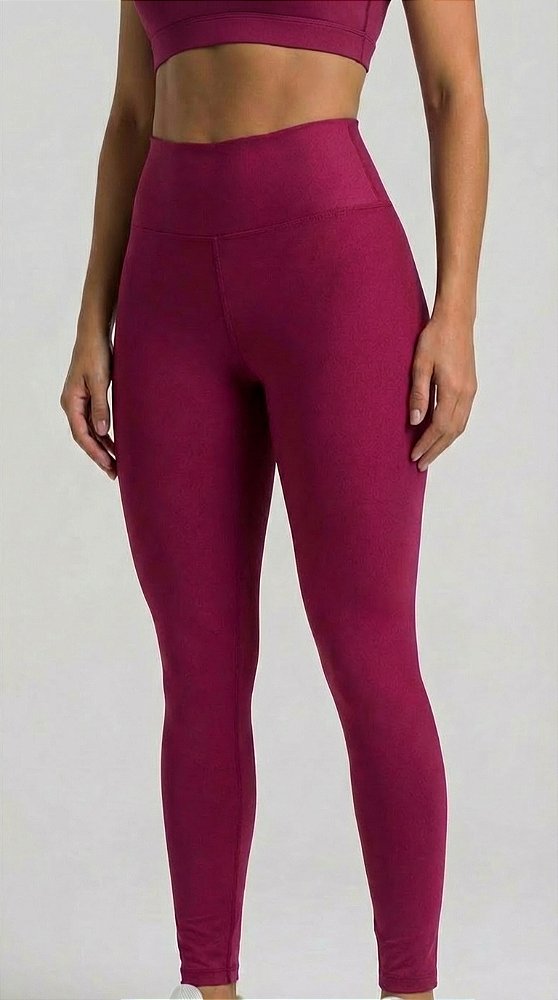 CALÇA FITNES NA COR MARSALA | REF 50017M