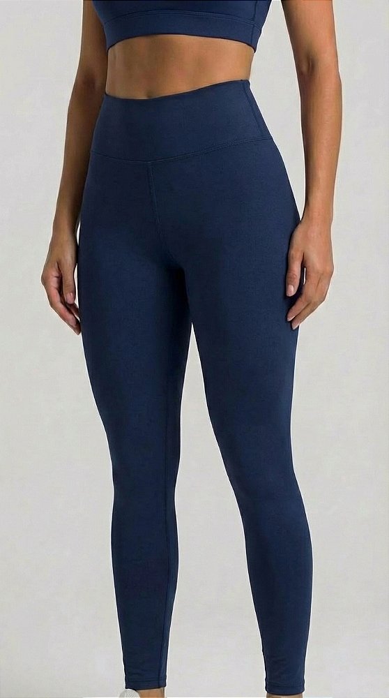 CALÇA FITNES NA COR AZUL MARINHO | REF 50018A
