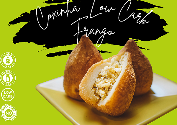 Coxinha Low Carb De Frango Cremoso (193 Calorias, 100g)
