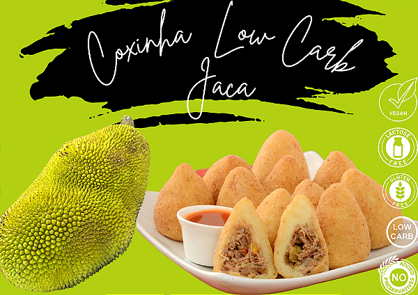 Coxinha Low Carb Carne De Jaca (149 Calorias, 100g)