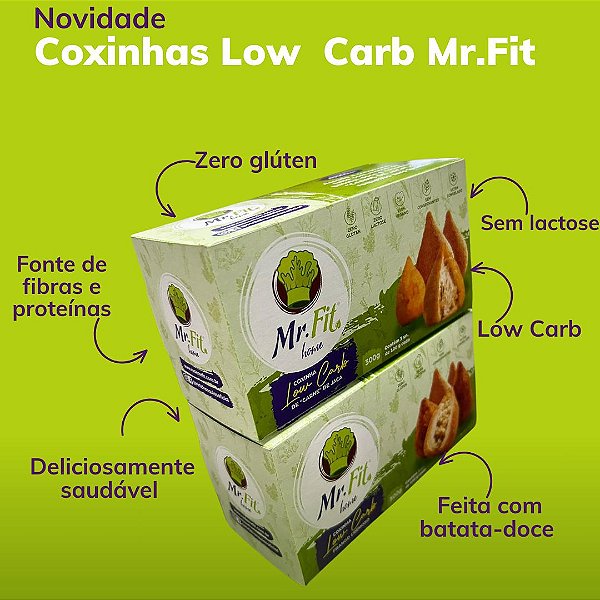 COMBO  Coxinha Low Carb De Frango Cremoso (193 Calorias, 100g)