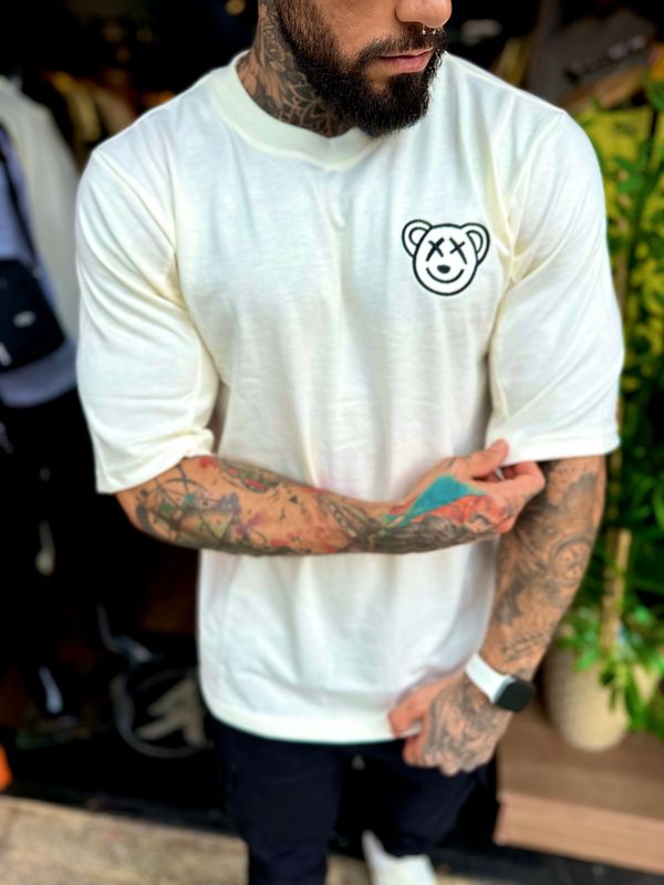 CAMISETA OVER OFFWHITE-KRETA