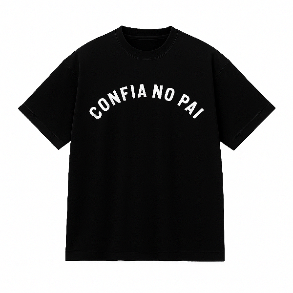 CAMISETA CONFIA PRETA-CURV-OVERSIZED