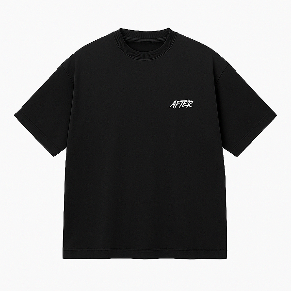 CAMISETA OVERSIZED PRETA AFTER