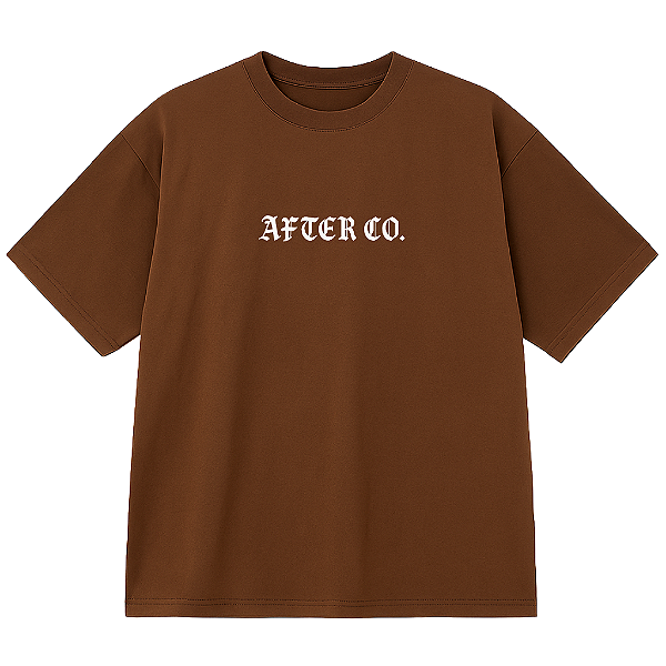 CAMISETA OVERSIZED MARROM PREMIUM  STYLE