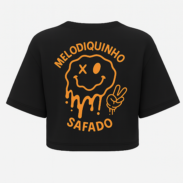 CROPPED OVERSIZED PRETA-AFTER-MELODICO SAFADO