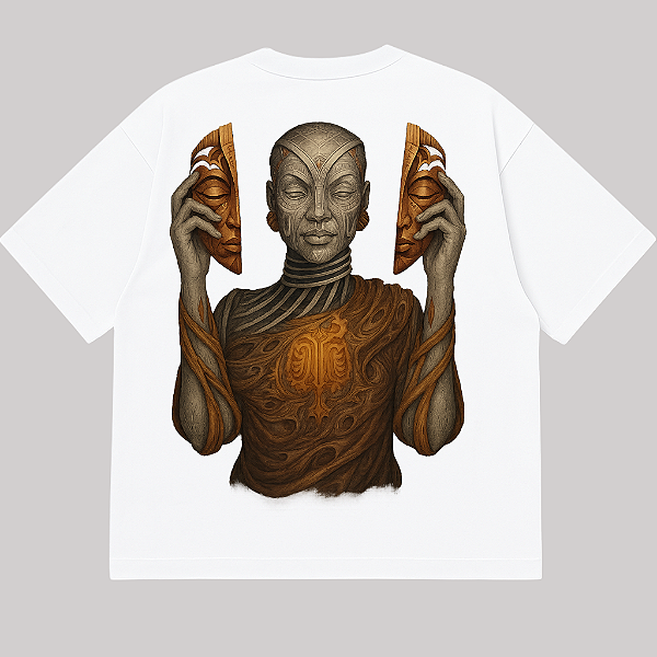 CAMISETA AFTER OVERSIZED BRANCA RITUAL
