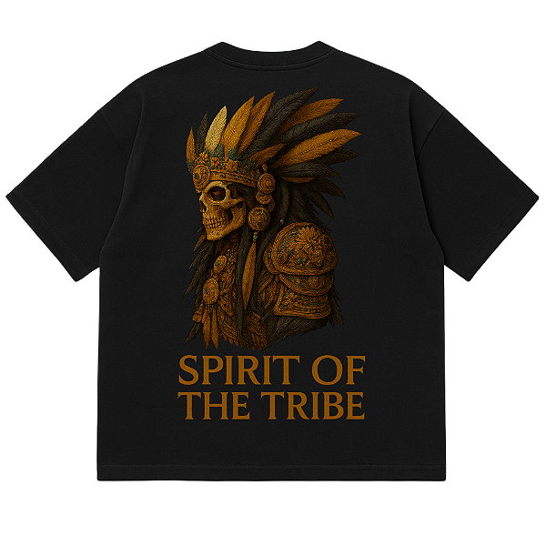 CAMISETA AFTER OVERSIZED PRETA TRIBE